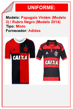 Misto (Papagaio Vintem Modelo 3 ADIDAS e Rubro Negro ADIDAS - Modelo 2014)