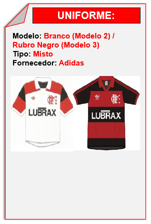 Misto (Rubro Negro ADIDAS Modelo 3 e Branco ADIDAS Modelo 2)
