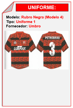 Rubro-Negro (UMBRO - Modelo 4)