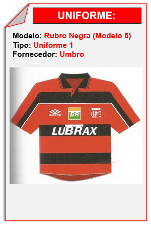 Rubro-Negro (UMBRO - Modelo 5)