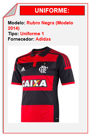 Rubro-Negro (ADIDAS - Modelo 2014) 