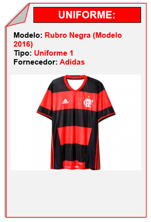 Rubro-Negro (ADIDAS - Modelo 2016)