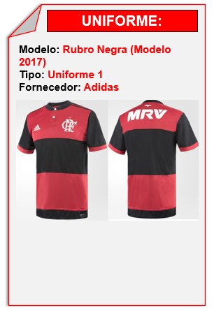 Rubro-Negro (ADIDAS - Modelo 2017)