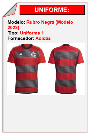 Rubro-Negro (ADIDAS - Modelo 2023)