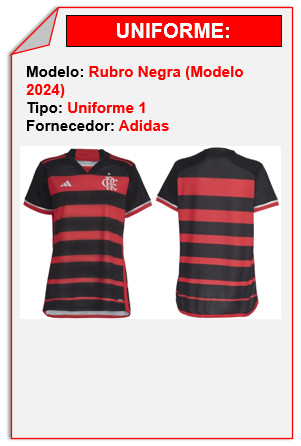 Rubro-Negro (ADIDAS - Modelo 2024)